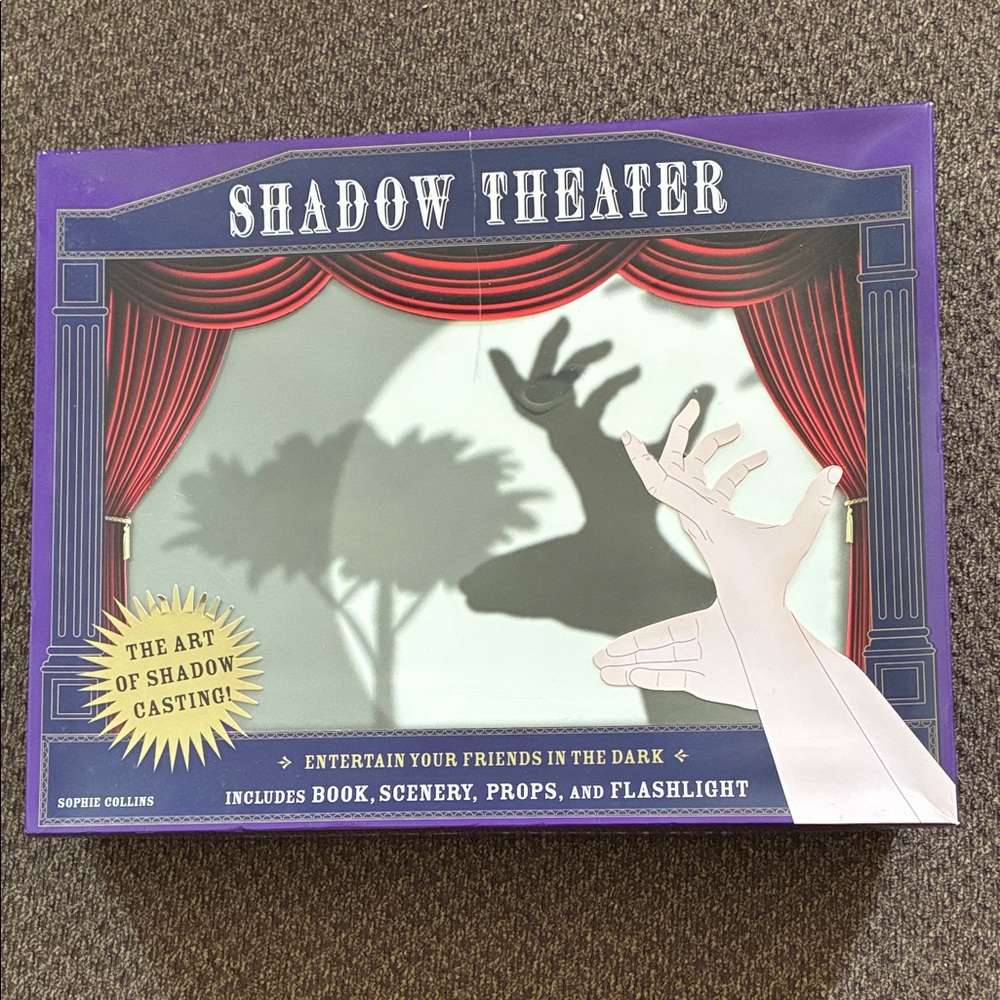 Shadow Theater Set with Props and Flashlight Create 100 Shadow Animals!